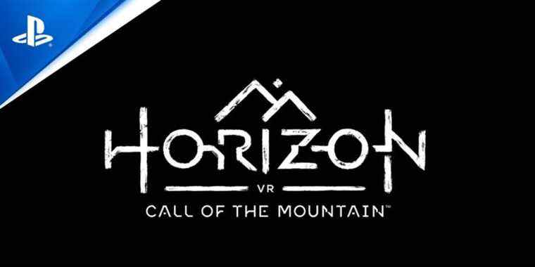 Annonce du nouveau jeu PSVR2 Horizon Call of the Mountain
