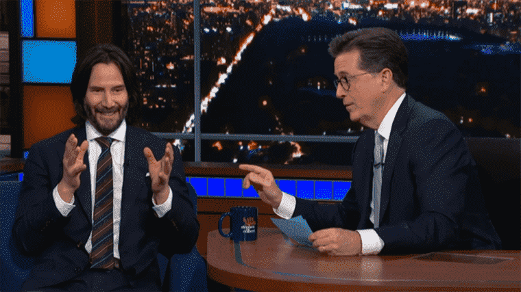 Apprenez-en plus sur Keanu Reeves qu’un étranger ne devrait jamais savoir avec le questionnaire de Stephen Colbert