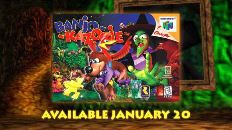 « Banjo-Kazooie » arrive sur le pack d’extension de Nintendo Switch Online le 20 janvier