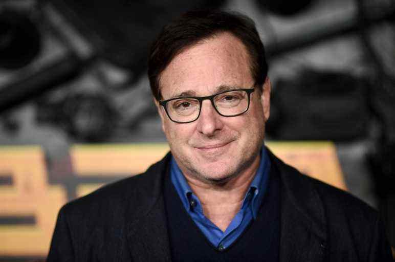 Bob Saget arrives at a screening of "MacGruber" on Wednesday, Dec. 8, 2021, at the California Science Center in Los Angeles. (Photo by Richard Shotwell/Invision/AP)