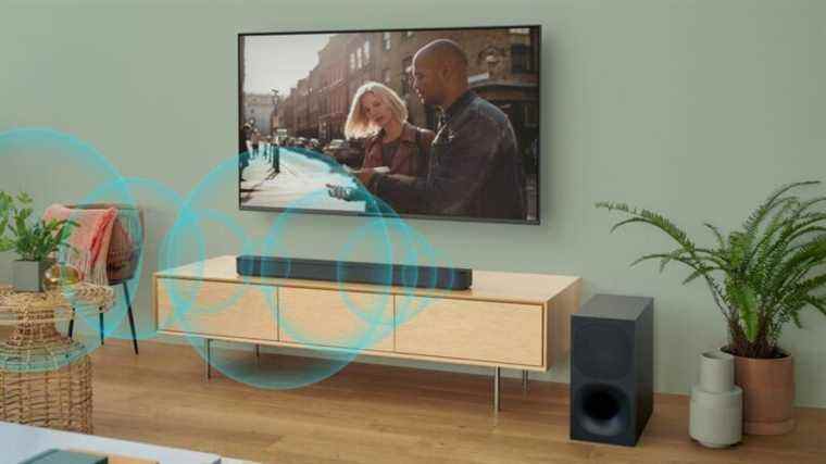 Cette nouvelle barre de son Sony offre un son surround 5.1 à partir d’un simple système 2.1