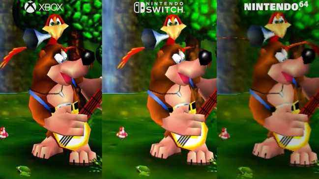 Comparaison Banjo-Kazooie