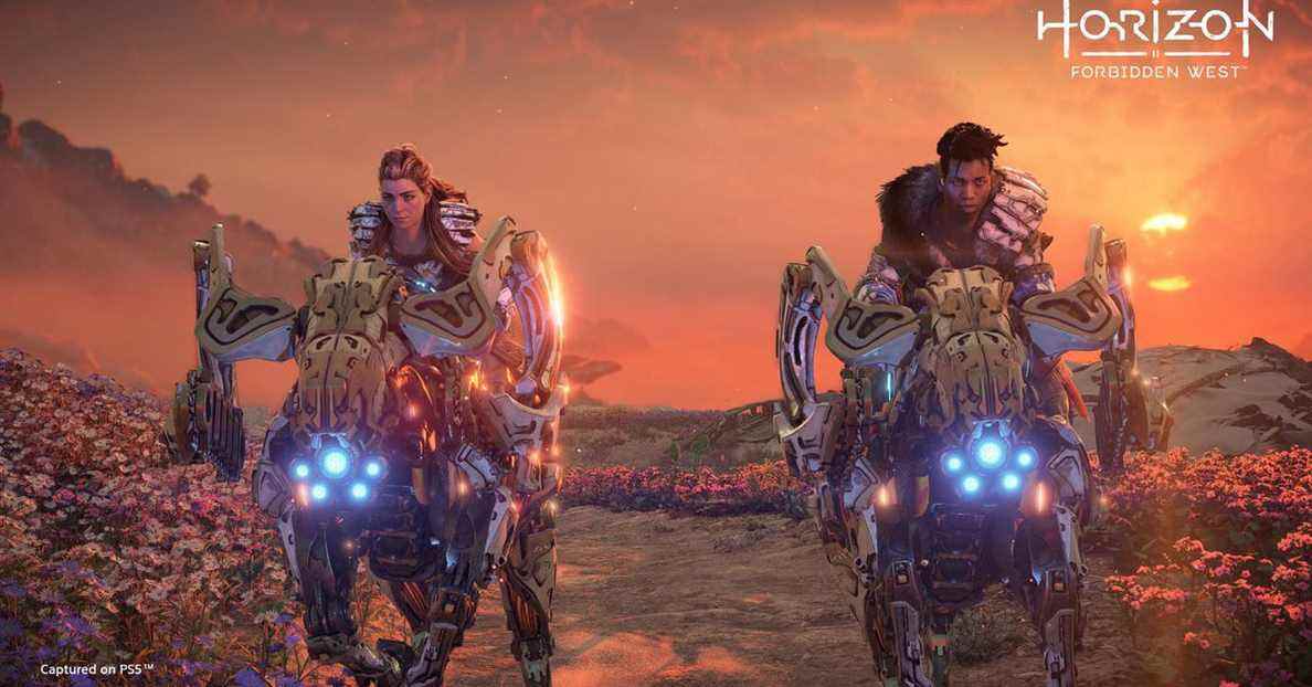 Dans Horizon Forbidden West, Aloy et ses amis 