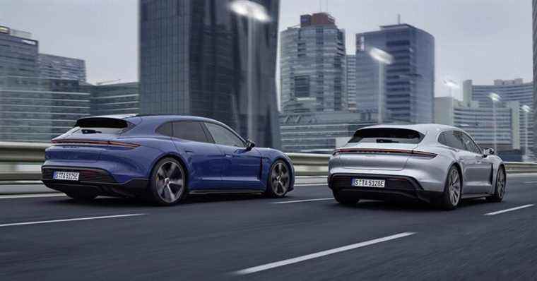 D’autres modèles de break Porsche Taycan Sport Turismo dévoilés pour l’Europe