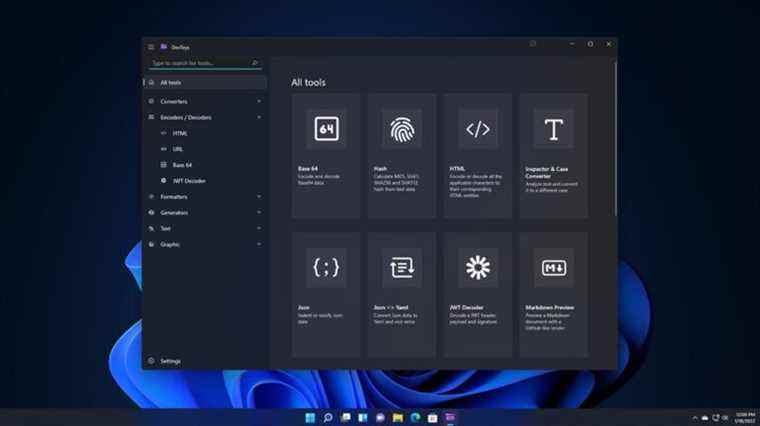 DevToys pour Windows est Microsoft PowerToys pour les développeurs