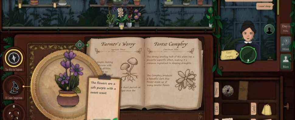 Devenez un détective des plantes dans ce jeu de puzzle de magasin de botanique occulte la semaine prochaine
