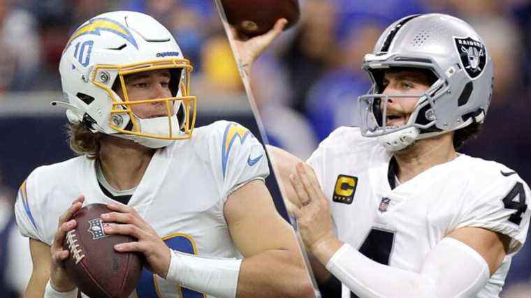 Diffusion en direct des Chargers contre les Raiders: comment regarder le football du dimanche soir en ligne