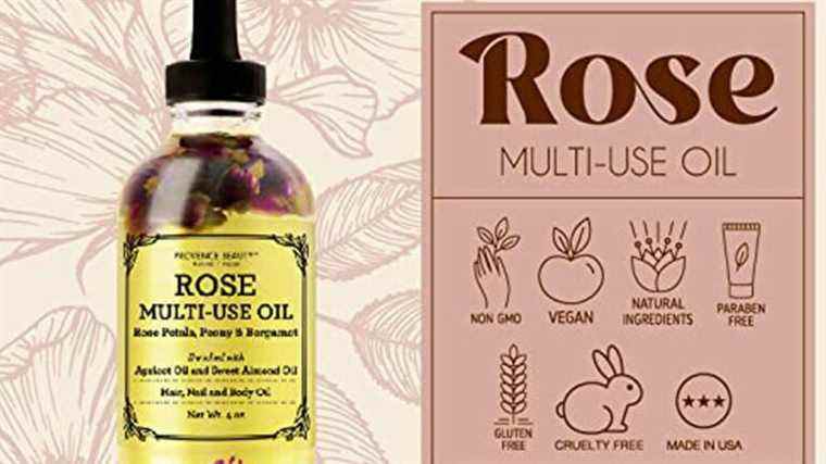 Enrichissez vos mains, vos ongles, vos cheveux et votre vie avec 13 $ d’huile multi-usage à la rose de Provence Beauty