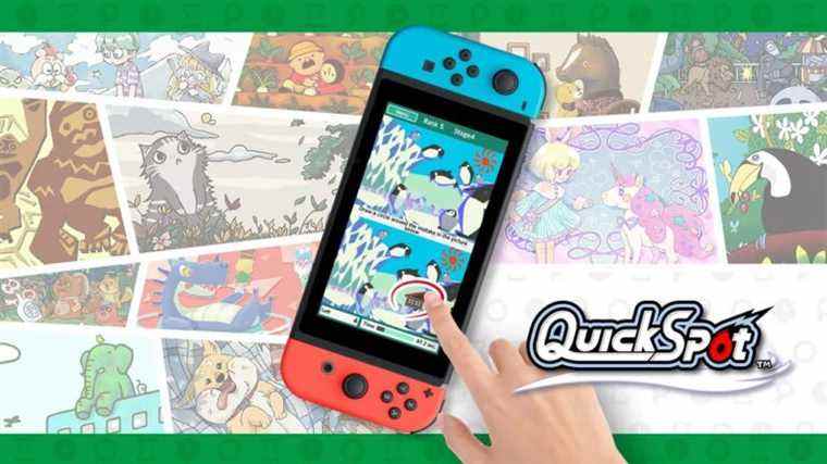  Envie d'un entraînement cérébral ?  Bandai Namco a publié QuickSpot sur Switch
