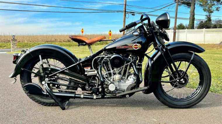 Fans de Harley-Davidson : un prototype unique de 1938 est mis aux enchères