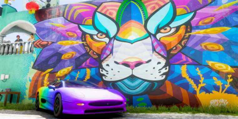 Forza Horizon 5 : Où trouver la fresque du lion de Farid Rueda à Playa Azul
