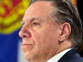 Photo d'archive du premier ministre du Québec, François Legault.  REUTERS/Carlos Osorio