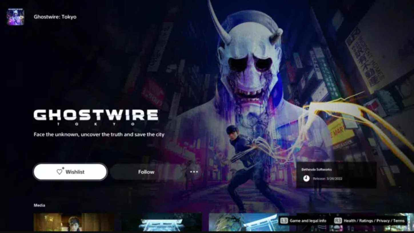 Ghostwire : Tokyo, Fuite, date de sortie, PlayStation