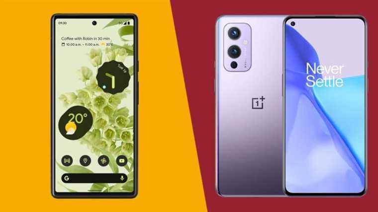 Google Pixel 6 vs OnePlus 9 : quel produit phare abordable est la meilleure affaire ?