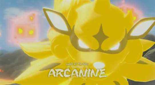 Guide Pokémon Legends Arceus: Combat contre le boss Arcanine Noble