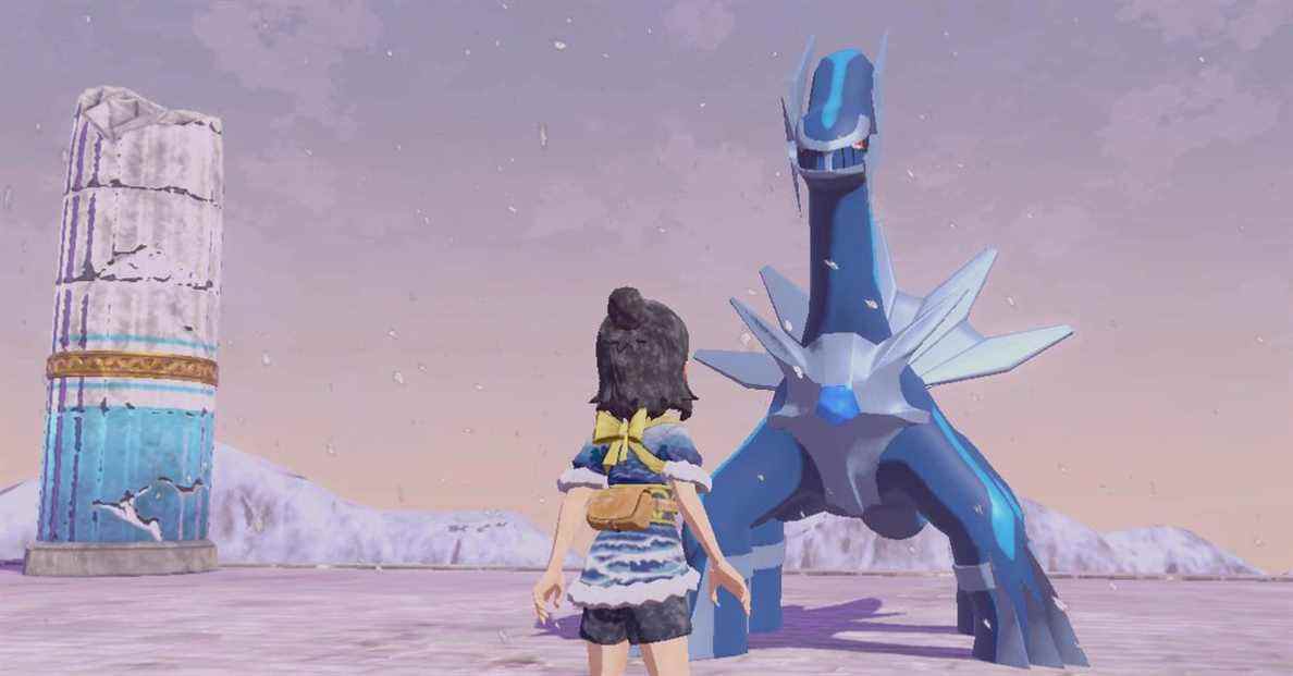 Guide Pokémon Legends Arceus: combat contre le boss Dialga et Palkia
