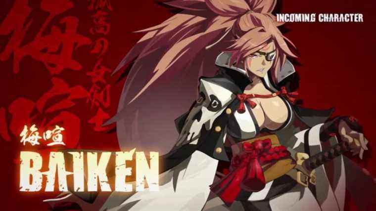 Guilty Gear Strive Update 1.013 frappe Baiken et plus ce 28 janvier