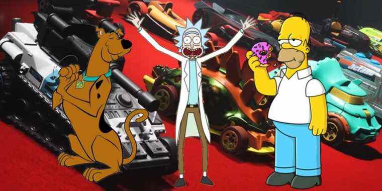 Hot Wheels Unleashed: Crossovers de dessins animés qui pourraient suivre SpongeBob
