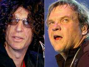 Howard Stern et Michael Aday, mieux connus sous le nom de Meatloaf.