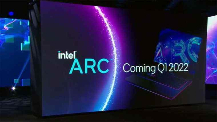 Intel Demos Discrete Arc GPU, toujours à venir au premier trimestre