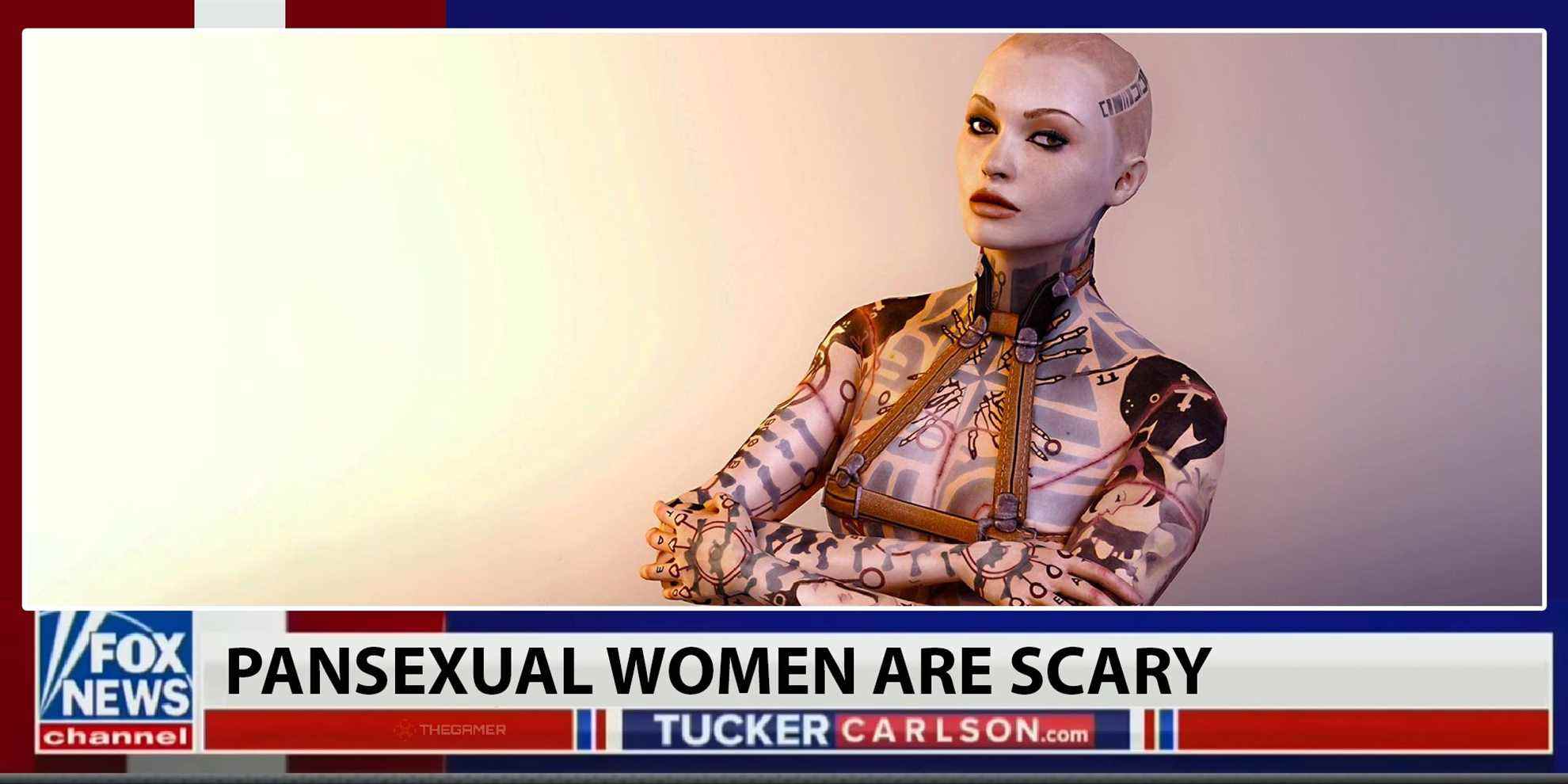 Je n'en ai toujours pas fini avec Mass Effect rendant Jack Straight à cause de Fox News
