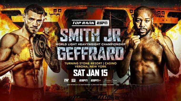 Joe Smith Jr vs Steve Geffrard en direct: comment regarder la boxe en ligne de n’importe où