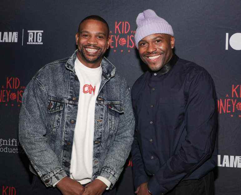 Chike Ozah, Coodie Simmons aux arrivées pour UN ENFANT DE CONEY ISLAND Premiere, The Brooklyn Academy of Music (BAM), Brooklyn, NY 5 mars 2020. Photo par: CJ Rivera/Everett Collection