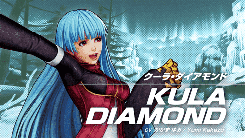 Kula Diamond patine dans le roi des combattants XV
