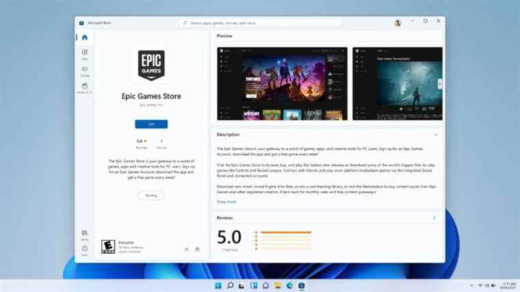     L'Epic Games Store arrive sur le Microsoft Store, pour une raison quelconque

