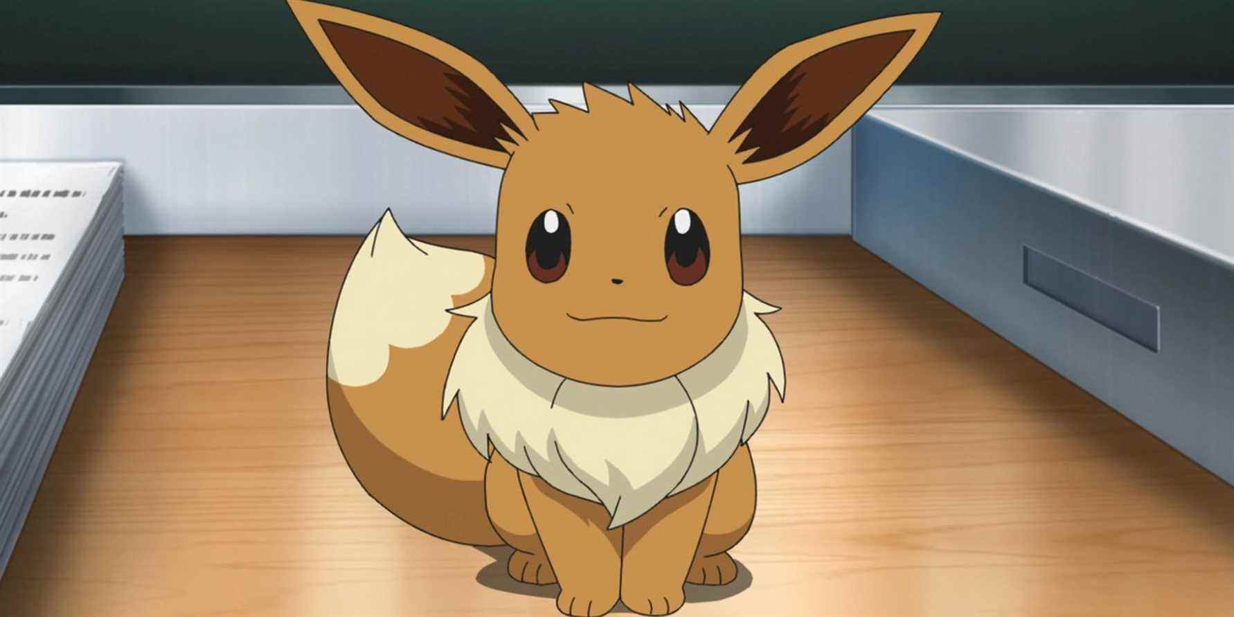 La figure horrible combine The Rock et Eevee
