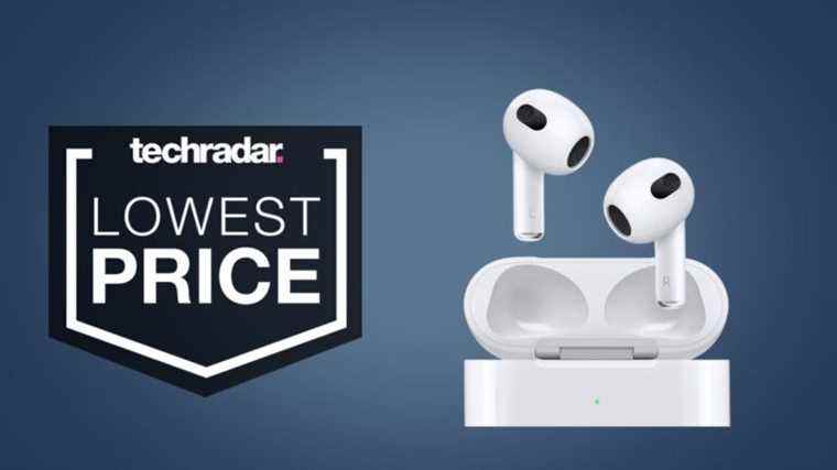 La meilleure offre AirPods d’aujourd’hui est les AirPods 3 en vente pour un prix record de 139,99 $