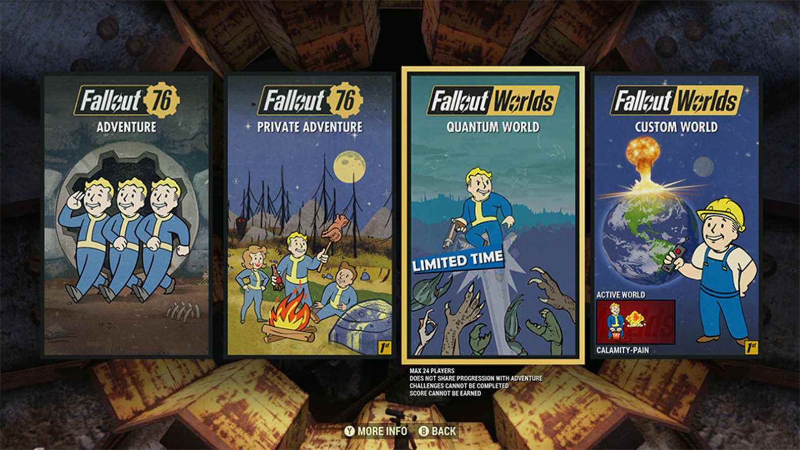     La mise à jour personnalisable des mondes de Fallout 76 est maintenant en ligne

