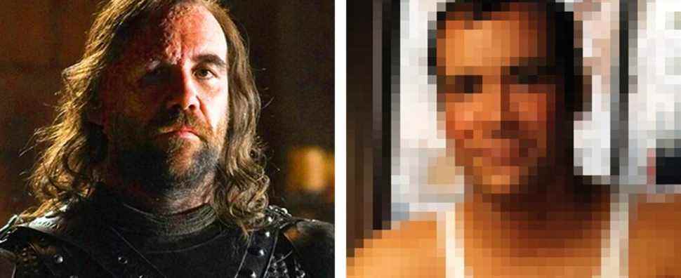 L'acteur The Hound de Game Of Thrones "méconnaissable" sur une photo de retour