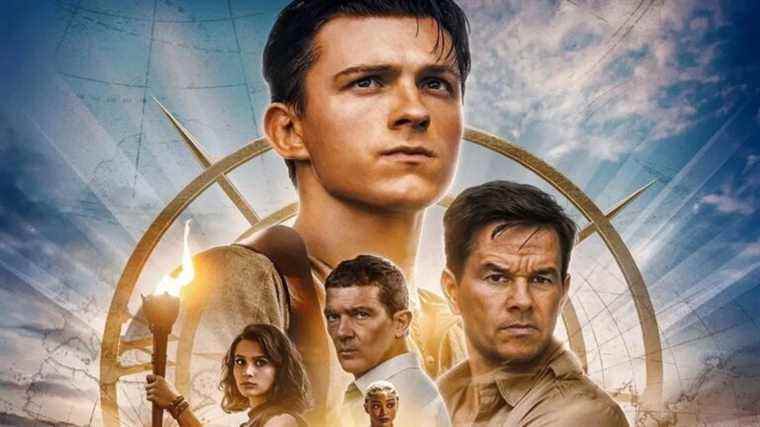 L’affiche théâtrale du film Uncharted est publiée avec l’ensemble de la distribution