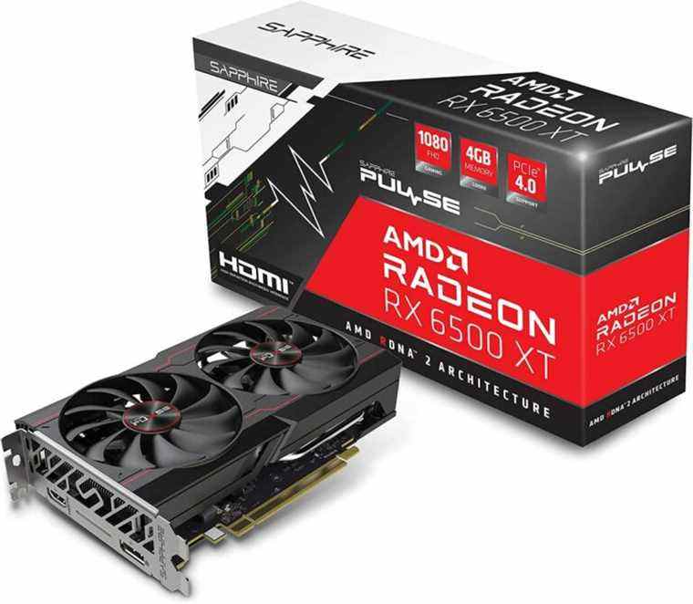 Lancement de la Radeon RX 6500 XT : en stock avec autocollant antichoc