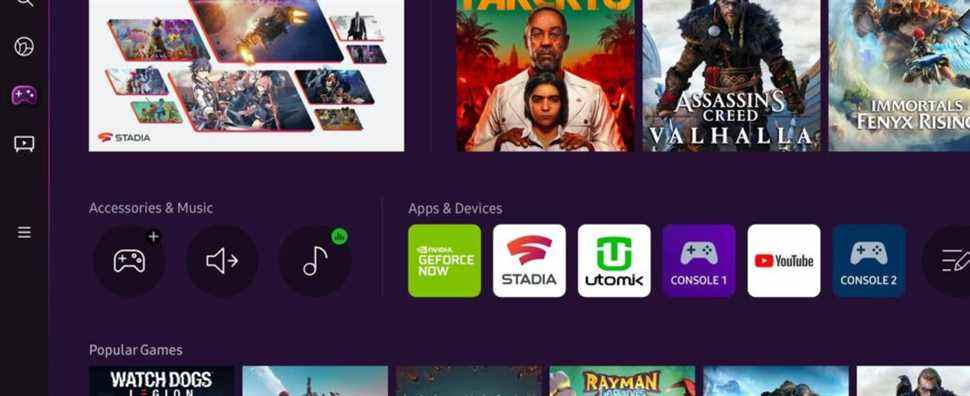 Le Gaming Hub de Samsung apporte le Cloud Gaming à ses Smart TV - CES 2022