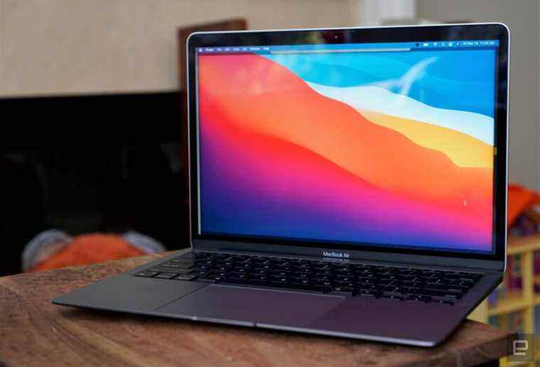 Le MacBook Air M1 d’Apple tombe à 850 $ sur Amazon