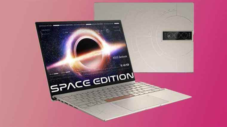 Le Zenbook 14X Space Edition d’Asus arbore un écran OLED de 3,5 pouces sur son couvercle