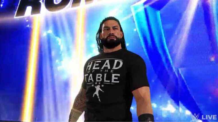 Le classement de Roman Reigns de WWE 2K22 révélé