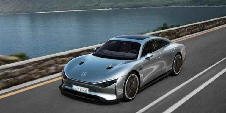 Le concept Mercedes Vision EQXX est une berline élégante avec une autonomie de 620 milles