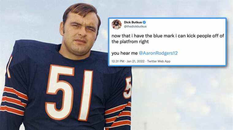 Le fil Twitter de Dick Butkus s’attaque à tous les cabots