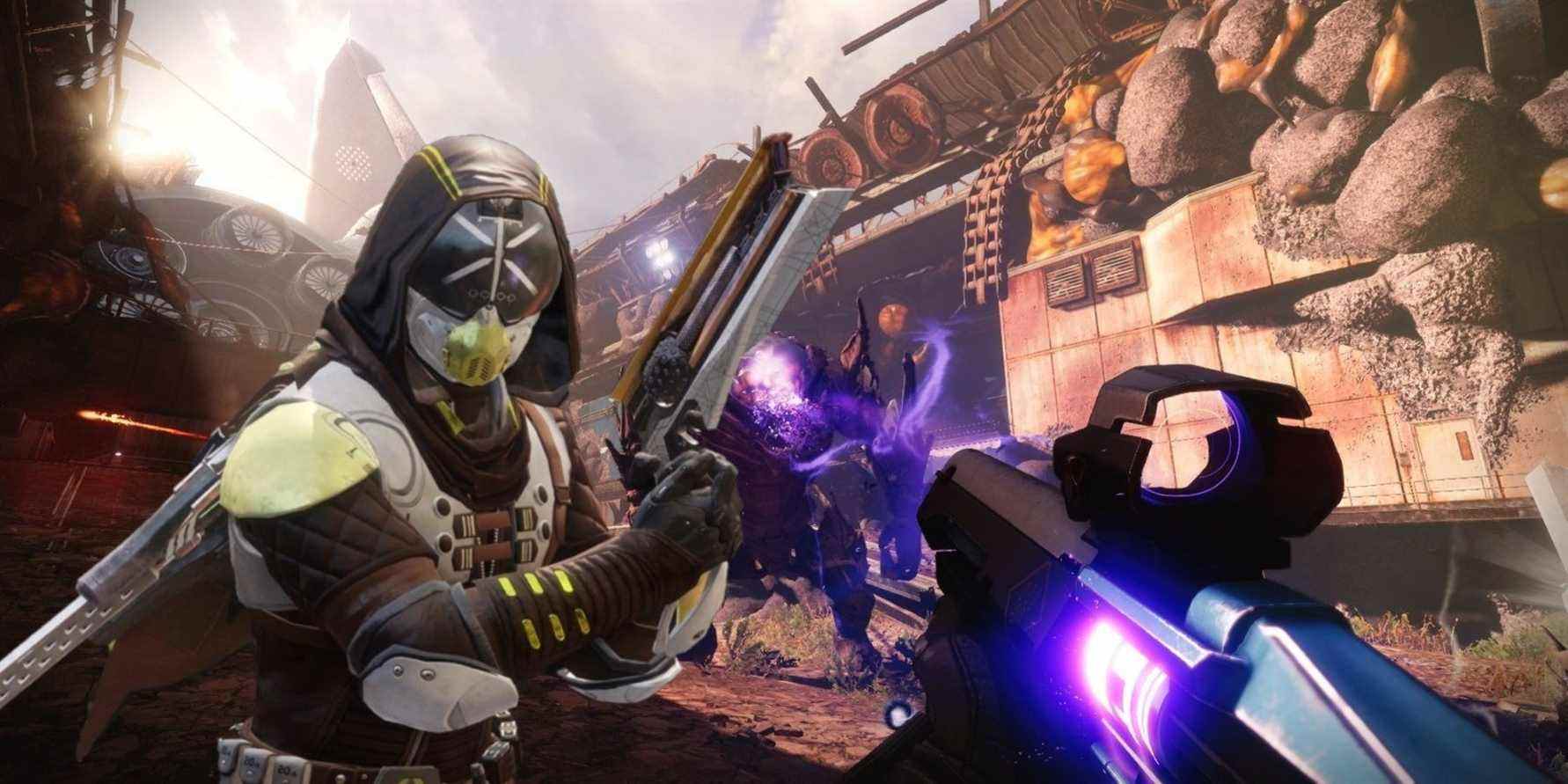 Le joueur de Destiny 2 bat le solo de Phry'Zhia d'Avarice sur son téléphone
