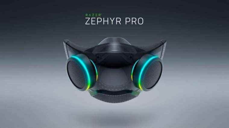 Le masque Razer Zephyr Pro amélioré ajoutera une amplification vocale
