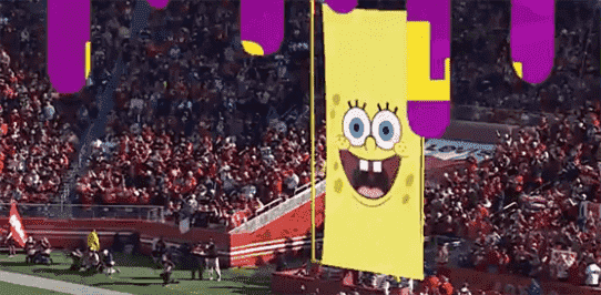 Le match des éliminatoires de la NFL est sur Nickelodeon ce dimanche avec des graphiques SpongeBob et Slime