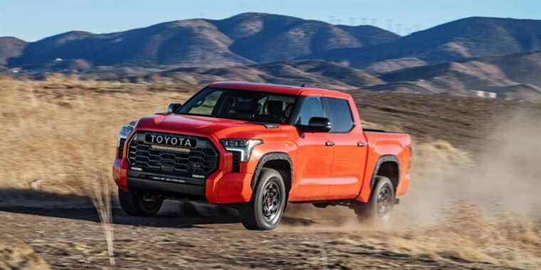 Le pick-up Toyota Tundra 2022 devient grand