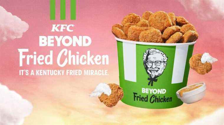 Le poulet frit au-delà de KFC a le goût du poulet frit de KFC