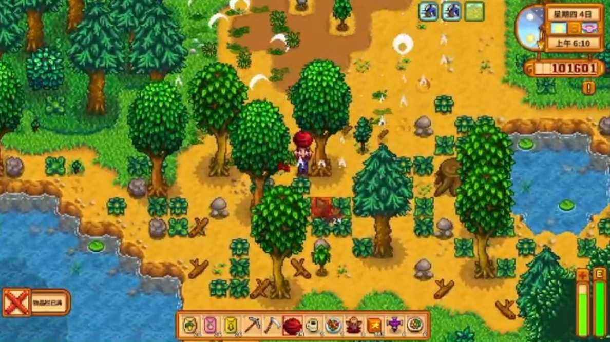 Le speedrunner de Stardew Valley commence par faire exploser sa ferme et saccager ses outils
