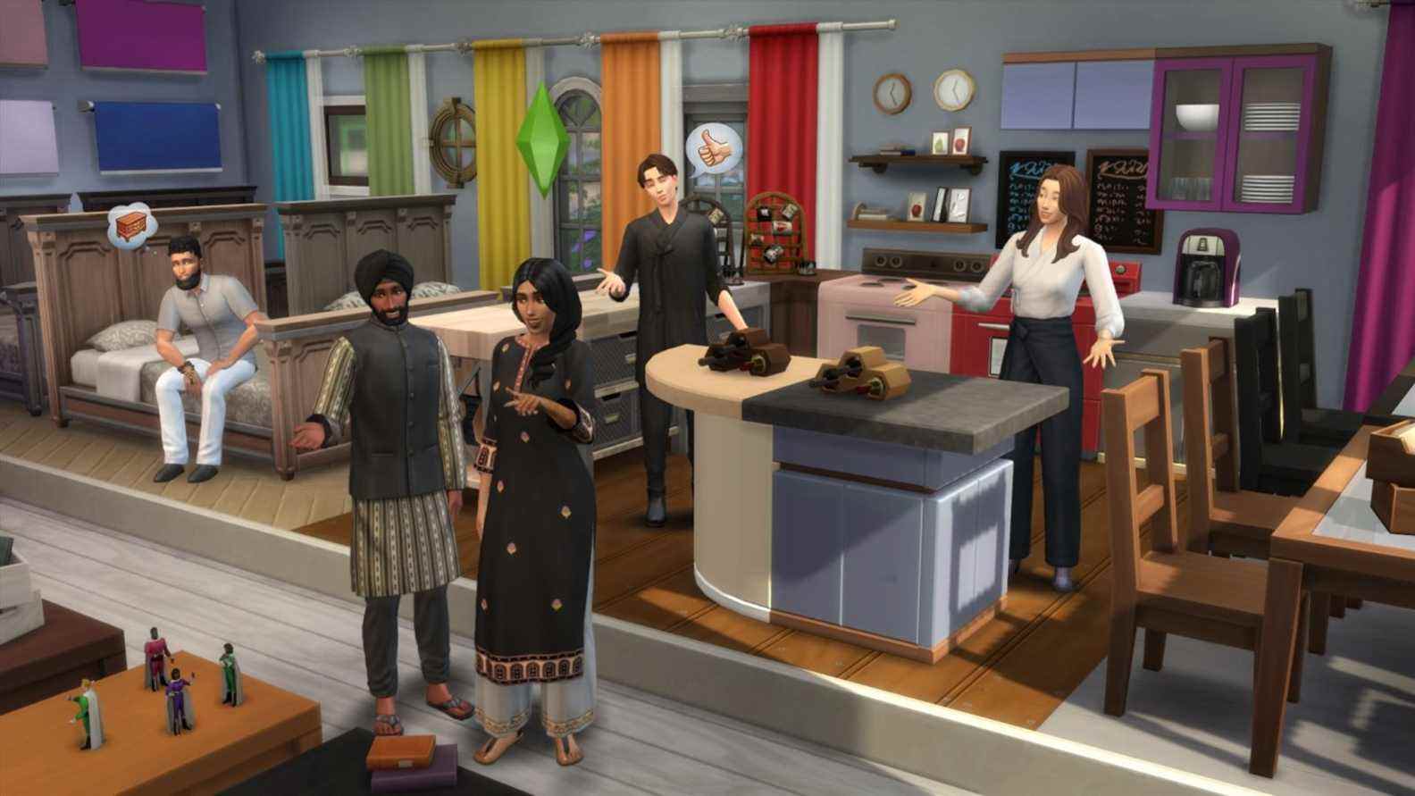     Les Sims 4 viennent d'ajouter un énorme 1200 nouveaux échantillons de couleurs à 149 éléments de construction

