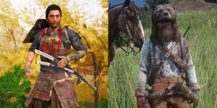 Les affrontements tendus de Ghost of Tsushima et Red Dead Redemption 2 ont une histoire commune
