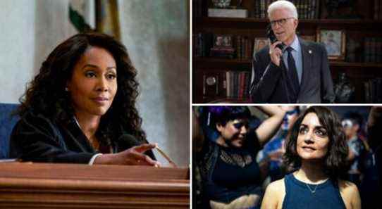 Simone Missick in All Rise, Ted Danson in Mr. Mayor, Archie Panjabi in Snowpiercer